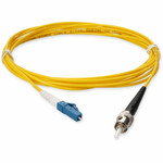 AddOn ADD-ST-LC-5MS9SMF 5m LC (Male) to ST (Male) Yellow OS2 Simplex Fiber OFNR (Riser-Rated) Patch Cable