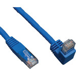 Tripp Lite N204-010-BL-DN Down-Angle Cat6 Gigabit Molded UTP Ethernet Cable (RJ45 Right-Angle Down M to RJ45 M) Blue 10 ft. (3.05 m)