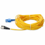 AddOn ADD-SC-FC-13M9SMF 13m FC (Male) to SC (Male) Yellow OS2 Duplex OFNR (Riser-Rated) Fiber Patch Cable