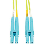 Tripp Lite N820-05M-OM5 100G Duplex Multimode 50/125 OM5 LSZH Fiber Optic Cable (LC/LC) Lime Green 5 m