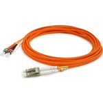 AddOn ADD-ST-LC-100M6MMF 100m LC (Male) to ST (Male) Orange OM1 Duplex Fiber OFNR (Riser-Rated) Patch Cable