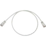 Tripp Lite N261-S15-WH Cat6a 10G Snagless Molded Slim UTP Ethernet Cable (RJ45 M/M), PoE, White, 15 ft. (4.6 m)