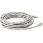 AddOn ADD-30FCAT6-WE 30ft RJ-45 (Male) to RJ-45 (Male) Straight White Cat6 UTP PVC Copper Patch Cable