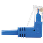 Tripp Lite N204-S05-BL-DN Down-Angle Cat6 Gigabit Molded Slim UTP Ethernet Cable (RJ45 Right-Angle Down M to RJ45 M) Blue 5 ft. (1.52 m)