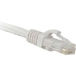 ENET C5E-WH-20-ENC Cat5e White 20 Foot Patch Cable with Snagless Molded Boot (UTP) High-Quality Network Patch Cable RJ45 to RJ45 - 20Ft