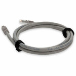 AddOn ADD-2FCAT6A-GY 2ft RJ-45 (Male) to RJ-45 (Male) Straight Gray Cat6A UTP PVC Copper Patch Cable