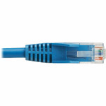 Tripp Lite N201L-0P5M-BL Cat6 Gigabit Snagless Molded UTP Ethernet Cable (RJ45 M/M) PoE LSZH Blue 0.5 m (1.6 ft.)