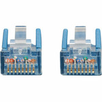 Tripp Lite N201L-0P5M-BL Cat6 Gigabit Snagless Molded UTP Ethernet Cable (RJ45 M/M) PoE LSZH Blue 0.5 m (1.6 ft.)