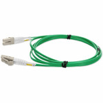 AddOn ADD-LC-LC-3M6MMF-GN 3m LC (Male) to LC (Male) Green OM1 Duplex Fiber OFNR (Riser-Rated) Patch Cable