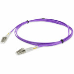 AddOn ADD-LC-LC-3M5OM4-VT 3m LC (Male) to LC (Male) Violet OM4 Duplex Fiber OFNR (Riser-Rated) Patch Cable