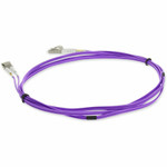 AddOn ADD-LC-LC-3M5OM4-VT 3m LC (Male) to LC (Male) Violet OM4 Duplex Fiber OFNR (Riser-Rated) Patch Cable