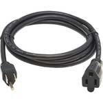 Tripp Lite Power Extension Cord NEMA 5-15P to NEMA 5-15R 13A 120V 16 AWG 6 ft. (1.8 m) Black