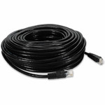 AddOn ADD-100FCAT6A-BK 100ft RJ-45 (Male) to RJ-45 (Male) Straight Black Cat6A UTP PVC Copper Patch Cable