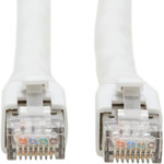 Tripp Lite N272-010-WH Cat8 25G/40G Certified Snagless Shielded S/FTP Ethernet Cable (RJ45 M/M) PoE White 10 ft. (3.05 m)
