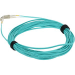 AddOn ADD-LC-LC-8M5OM4P 8m LC (Male) to LC (Male) Straight Aqua OM4 Duplex Plenum Fiber Patch Cable