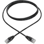 Tripp Lite N261-S06-BK Cat6a 10G Snagless Molded Slim UTP Ethernet Cable (RJ45 M/M) Black 6 ft. (1.83 m)