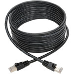Tripp Lite N262-015-BK Cat6a 10G Snagless Shielded STP Ethernet Cable (RJ45 M/M) PoE Black 15 ft. (4.57 m)