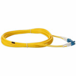 AddOn ADD-LC-LC-5M9SMF-TAA 5m LC (Male) to LC (Male) Yellow OS2 Duplex Fiber TAA Compliant OFNR (Riser-Rated) Patch Cable