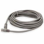 AddOn ADD-50FCAT6-GY 50ft RJ-45 (Male) to RJ-45 (Male) Straight Gray Cat6 UTP PVC Copper Patch Cable