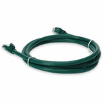 AddOn ADD-8FCAT6A-GN 8ft RJ-45 (Male) to RJ-45 (Male) Green Cat.6a UTP PVC Copper Patch Cable