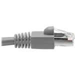 Tripp Lite N262-025-GY Cat6a 10G Snagless Shielded STP Ethernet Cable (RJ45 M/M) PoE Gray 25 ft. (7.62 m)