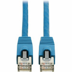 Tripp Lite N272L-F15M-BL Cat8 40G Snagless SSTP Ethernet Cable (RJ45 M/M), PoE, LSZH, Blue, 15 m (49.2 ft.)