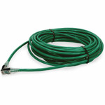 AddOn ADD-35FCAT6S-GN-TAA 35ft RJ-45 (Male) to RJ-45 (Male) Green Cat6 STP PVC Copper TAA Compliant Patch Cable