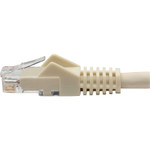 Tripp Lite N201-06N-WH Cat6 Gigabit Snagless Molded (UTP) Ethernet Cable (RJ45 M/M) PoE White 6-in. (15.24 cm)