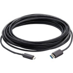 Vaddio 440-1007-030 USB 3.2 Gen 2x1 Type C to Type A Active Optical Cable Plenum