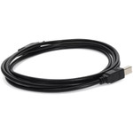 AddOn USBEXTAB3 3ft USB 2.0 (A) Male to USB 2.0 (B) Male Black Cable