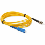 AddOn ADD-ST-SC-2MS9SMF 2m SC (Male) to ST (Male) Yellow OS2 Simplex Fiber OFNR (Riser-Rated) Patch Cable