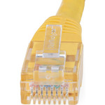 StarTech C6PATCH8YL 8ft CAT6 Ethernet Cable - Yellow Molded Gigabit - 100W PoE UTP 650MHz - Category 6 Patch Cord UL Certified Wiring/TIA