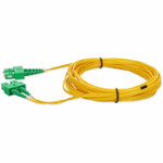 AddOn ADD-ASC-ASC-5M9SMF 5m ASC (Male) to ASC (Male) Yellow OS2 Duplex Fiber OFNR (Riser-Rated) Patch Cable