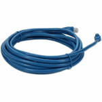 AddOn ADD-30FCAT6AS-BE 30ft RJ-45 (Male) to RJ-45 (Male) Shielded Straight Blue Cat6A STP PVC Copper Patch Cable