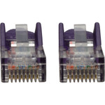 Tripp Lite N001-025-PU Cat5e 350 MHz Snagless Molded (UTP) Ethernet Cable (RJ45 M/M) PoE Purple 25 ft. (7.62 m)