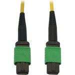 Tripp Lite N390B-07M-12-AP 40/100G Singlemode 9/125 OS2 Fiber Optic Cable (12F MTP/MPO-APC F/F) LSZH Yellow 7 m (23 ft.)