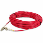 AddOn ADD-LC-LC-15M5OM3P-RD 15m LC (Male) to LC (Male) Red OM3 Duplex Plenum-Rated Fiber Patch Cable