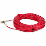 AddOn ADD-LC-LC-15M5OM3P-RD 15m LC (Male) to LC (Male) Red OM3 Duplex Plenum-Rated Fiber Patch Cable