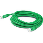 AddOn ADD-7FCAT6-GN 7ft RJ-45 (Male) to RJ-45 (Male) Straight Green Cat6 UTP PVC Copper Patch Cable