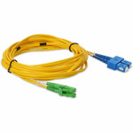 AddOn ADD-ALC-SC-1M9SMF 1m ALC (Male) to SC (Male) Yellow OS2 Duplex Fiber OFNR (Riser-Rated) Patch Cable