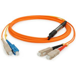 AddOn ADD-MODE-SCSC6-3 3m SC (Male) to SC (Male) Orange OM1 & OS1 Duplex Fiber Mode Conditioning Cable