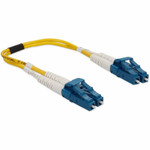 AddOn ADD-LC-LC-0.15M9SMF 0.15m LC (Male) to LC (Male) Yellow OS2 Duplex Riser-Rated Fiber Patch Cable