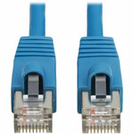 Tripp Lite N272L-F2P5M-BL Cat8 40G Snagless SSTP Ethernet Cable (RJ45 M/M), PoE, LSZH, Blue, 2.5 m (8.2 ft.)