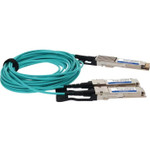 AddOn AOC-Q28DD-2Q28-100G-15M-AO Fiber Optic Network Cable