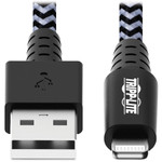 Tripp Lite M100-006-HD Heavy-Duty USB-A to Lightning Sync/Charge Cable, MFi Certified - M/M, USB 2.0, 6 ft. (1.83 m)