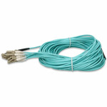 AddOn ADD-MPO-6LC30M5OM3 30m MPO (Female) to 6xLC (Male) 12-Strand Aqua OM3 Duplex Fiber Fanout Cable