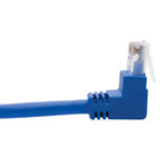 Tripp Lite N204-004-BL-UD Up/Down-Angle Cat6 Gigabit Molded UTP Ethernet Cable (RJ45 Up-Angle M to RJ45 Down-Angle M) Blue 4 ft. (1.22 m)