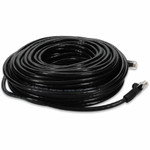 AddOn ADD-200FCAT6A-BK 200ft RJ-45 (Male) to RJ-45 (Male) Black Cat6A UTP PVC Copper Patch Cable