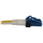 Tripp Lite N390X-01M-8L-AP 400G Singlemode 9/125 OS2 Switchable Fiber Optic Cable (12F MTP/MPO-APC to 4x Duplex LC/UPC F/M) LSZH Yellow 1 m (3.3 ft.)