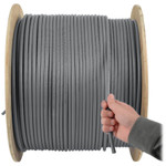 Tripp Lite N022-01K-GY Cat5e 350 MHz Solid Core (UTP) PVC Bulk Ethernet Cable Gray 1000 ft. (304.8 m) TAA